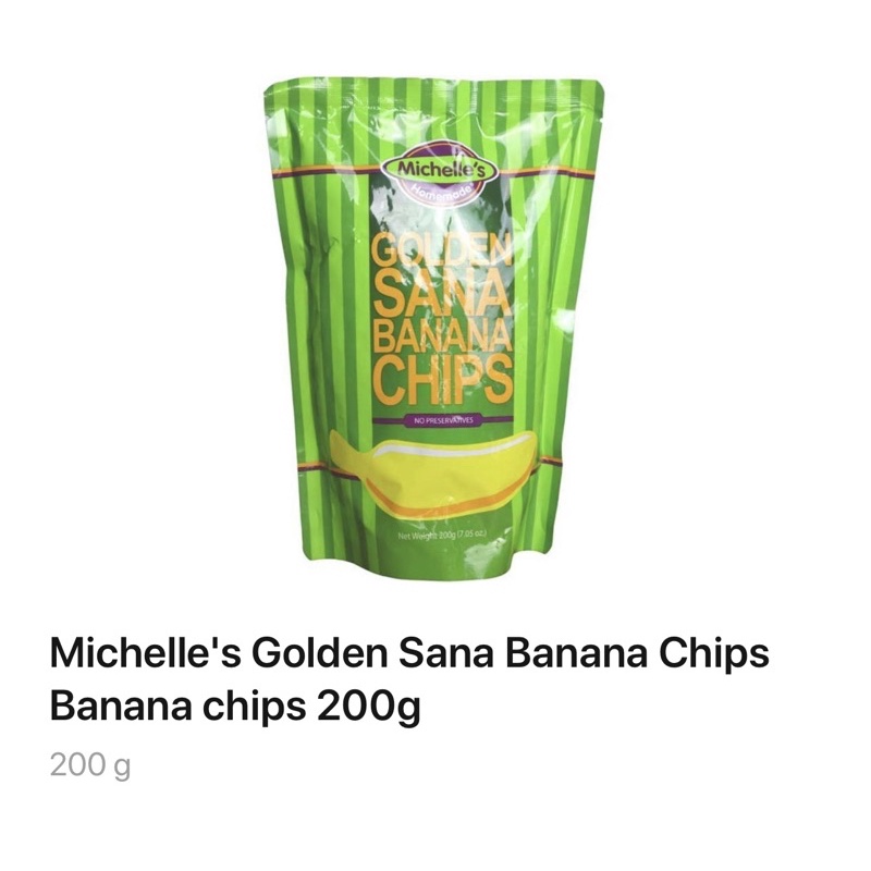 🇵🇭 菲律賓 Michelle’s Homemade Banana Chips 🍌香蕉脆片/香蕉乾/香蕉片