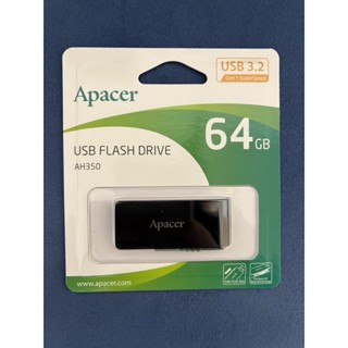 APACER 宇瞻 AH350 64GB 隨身碟 黑色USB 3.2 產地：臺灣