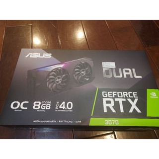 ASUS RTX 3070 dual 8G 礦卡