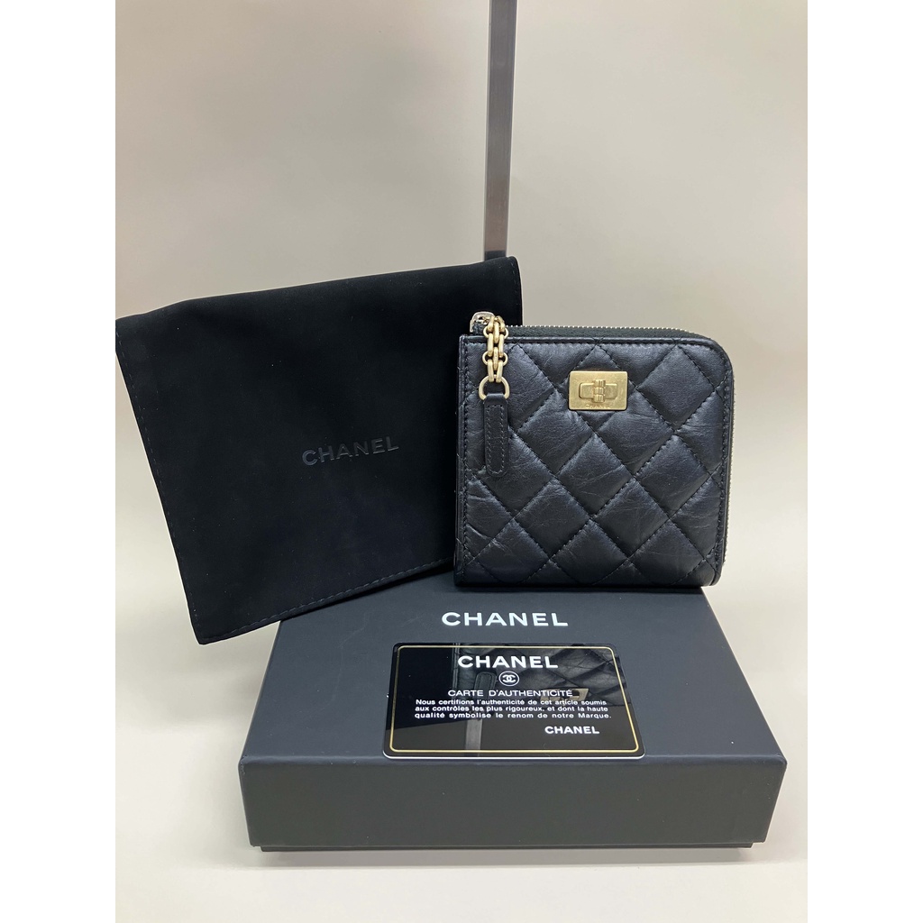 Chanel 香奈兒 菱格 CHANEL 2.55 羊皮 零錢包