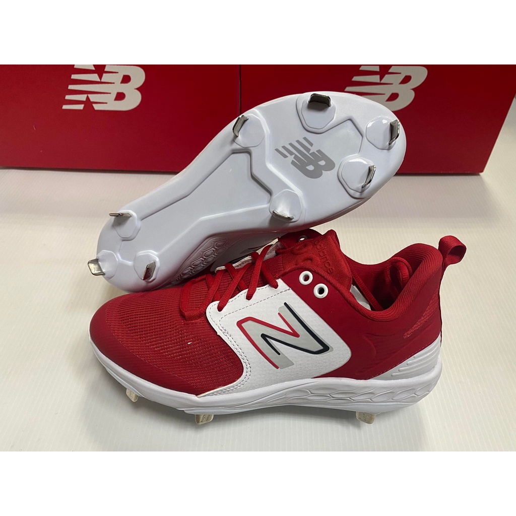 2022-23 New Balance NB 2E寬楦 棒球鐵釘鞋 L3000TR6 紅白
