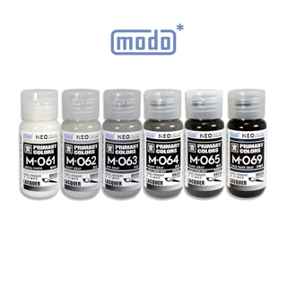 【modo摩多製造所】NEO 灰階套組/30ML/6色/模型漆｜官方賣場