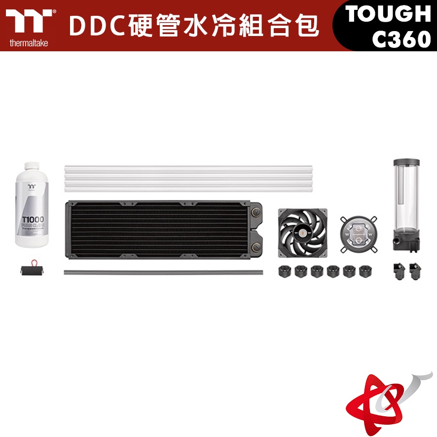 thermaltake 曜越 Pacific TOUGH C360 DDC 硬管水冷組合包 CL-W306-CU12BL