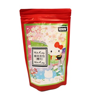 Marusa澤口農園 Hello Kitty綠茶茶包(櫻花四季) 20包入(賞味期限6/25)【Donki日本唐吉訶德】