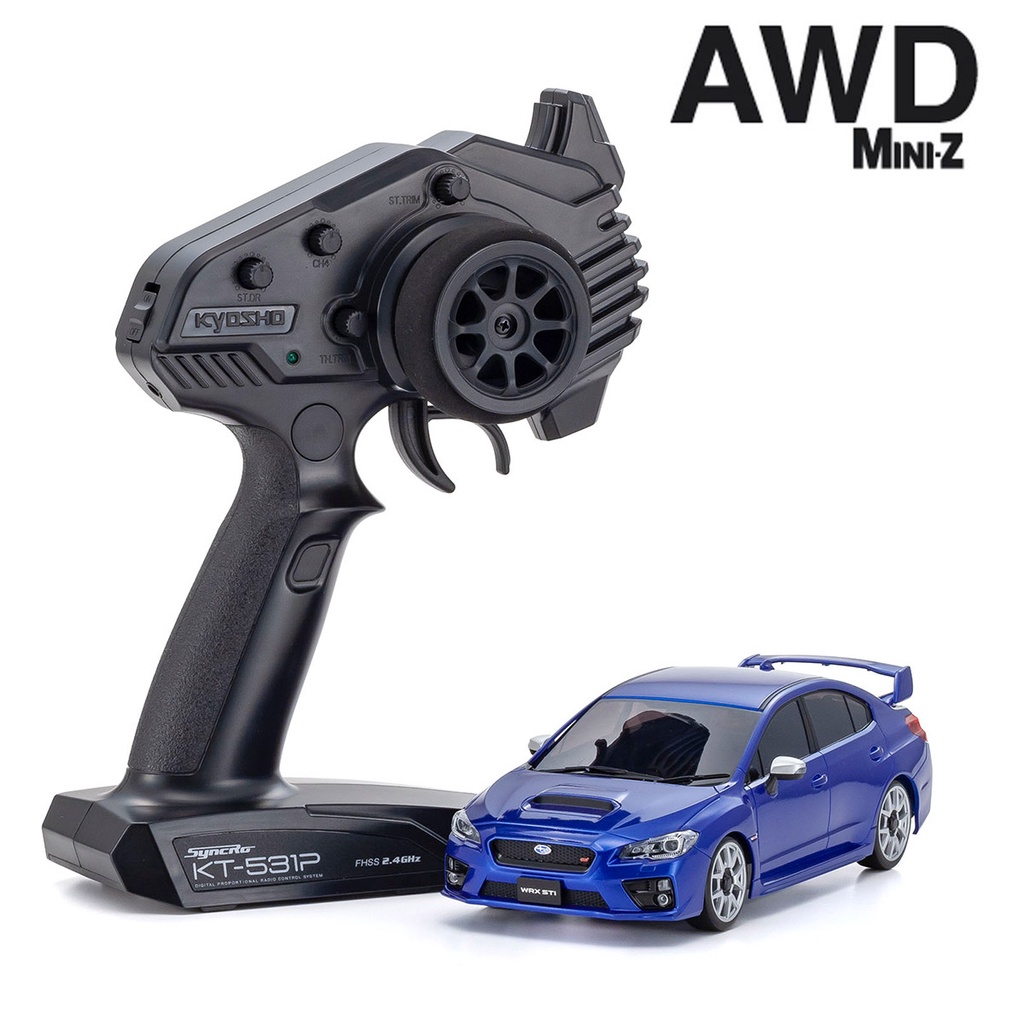 KYOSHO MINI-Z AWD MA020 SPORT套組 Subaru WRX STI藍 32630BL 甩尾車