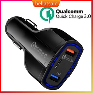 Type-C Car Charger 5A PD Quick Charge 3.0 QC 3.0 Dual USB Po