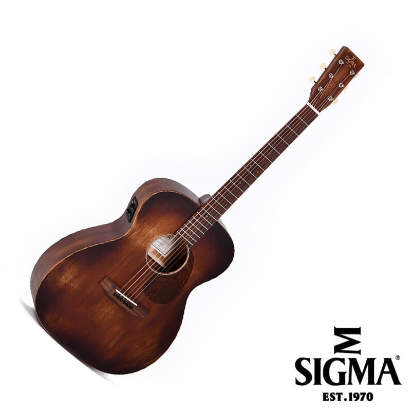 無息分期 SIGMA 000M-15E-AGED 仿舊 面單板 OM桶身 木吉他【又昇樂器 . 音響】