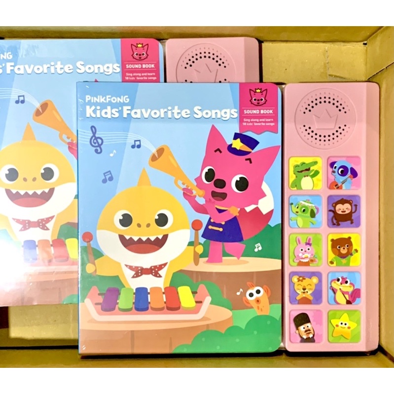 限量特價 現貨全新pinkfong 碰碰狐寶寶鯊魚有聲書動物歌 孩子最愛有聲書baby Shark 蝦皮購物