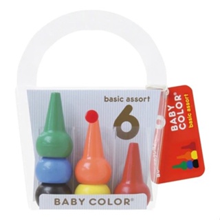 ［SUMI選物］AOZORA Baby Color 6色 12色 無毒蠟筆 兒童蠟筆 日本製 日本文具