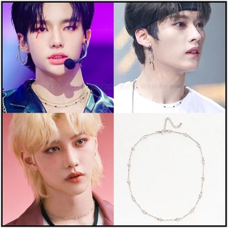 🔺現貨🔺 韓國項鍊 ASMAMA SKZ Stray kids Lee Know Felix 鉉辰同款晶鑽細鏈 正韓項鍊