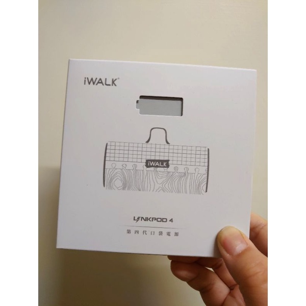 只用過2次【iwalk】4代 加長版 直插式口袋電源 行動電源白色 安卓Type C