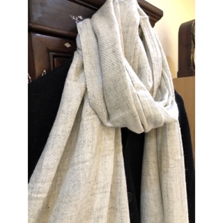 喀什米爾羊毛 《長窄版圍巾/披肩》Cashmere 214x50cm #82212-H