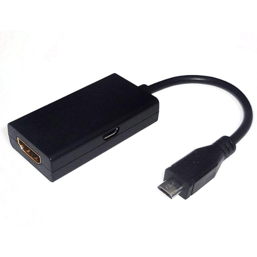 用於智能手機的 MHL Micro USB 公頭轉 HDMI 兼容母頭適配器電纜