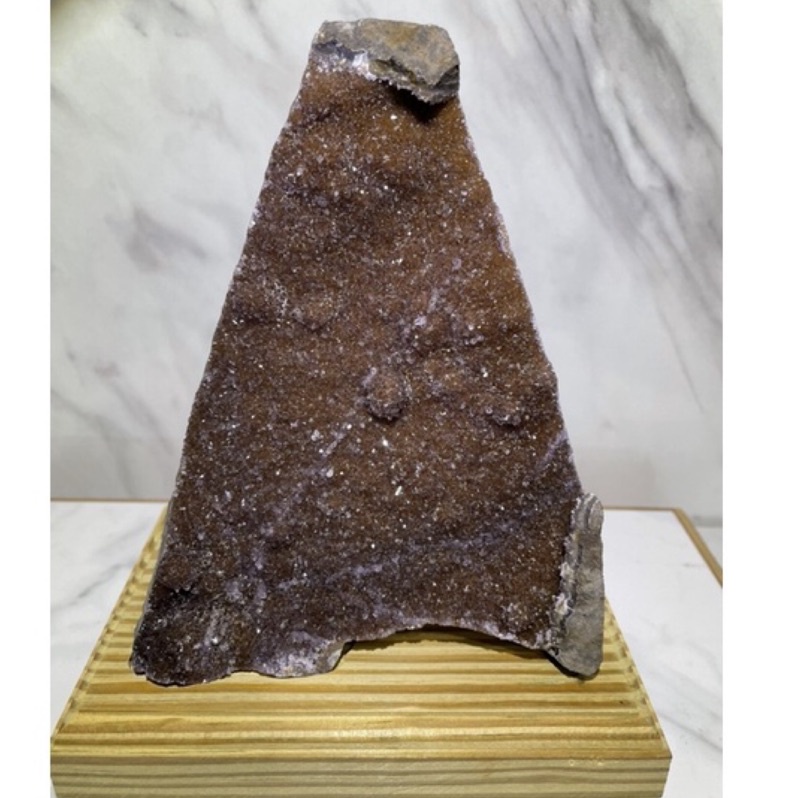 產地烏拉圭彩晶意象水晶、天然黃水晶、二次結晶開繡球花、細砂晶體閃透亮✨原皮原礦