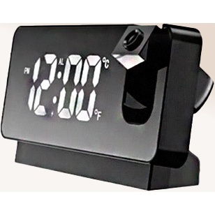 生活用品 投影光顯溫度鬧鐘 LED鏡面鬧鐘 電子鐘 鬧鐘 聲控 靜音時鐘 溫度計 LED鬧鐘 隨機出貨 可刷卡 紙箱包裝