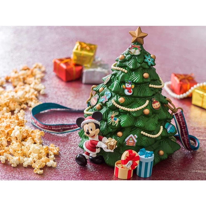 [客訂勿下單］東京迪士尼 期間限定 聖誕樹爆米花桶