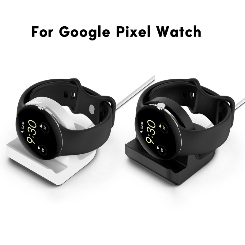 谷歌Google Pixel Watch手錶G1充電支架矽膠充電底座 Type-C接口充電器磁性充電線 USB充電線電纜