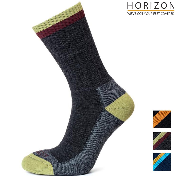 Horizon Premium Micro Crew 男款 羊毛襪 HO-23101