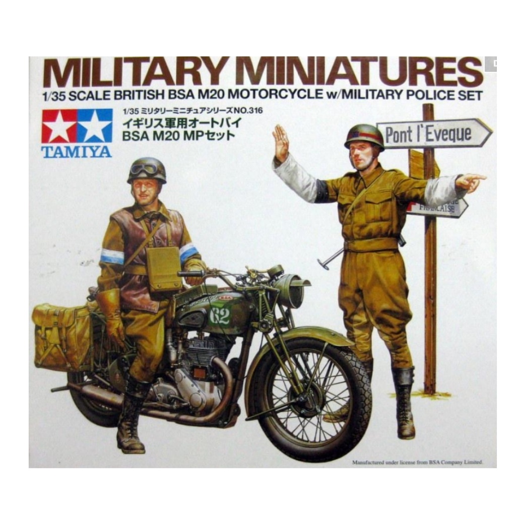 TAMIYA 田宮 1/35 英軍軍用機車交通管制憲兵 貨號35316