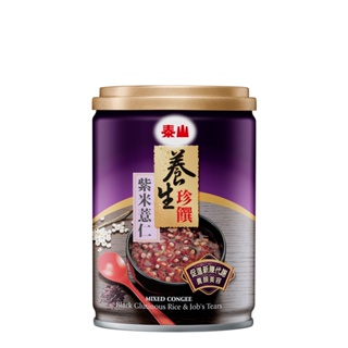 【泰山】養生珍饌-紫米薏仁粥(255gX24罐)