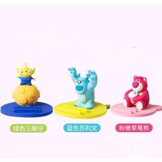 現貨迪士尼皮克斯系列手機支架草莓熊蘇利文三眼怪