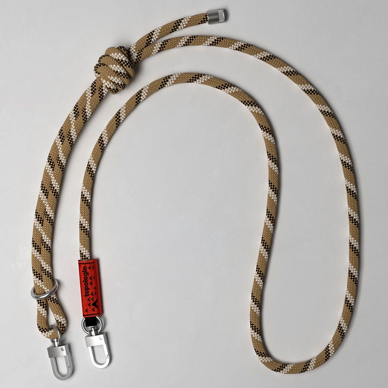 TOPOLOGIE 8.0mm Rope Strap 手機 繩索背帶 (沙色圖案 SDP) 化學原宿