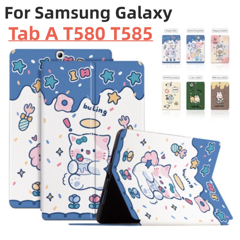 SAMSUNG 三星 Galaxy Tab A 10.1 (2016) T580 T585 可愛圖案防汗保護套 TabA