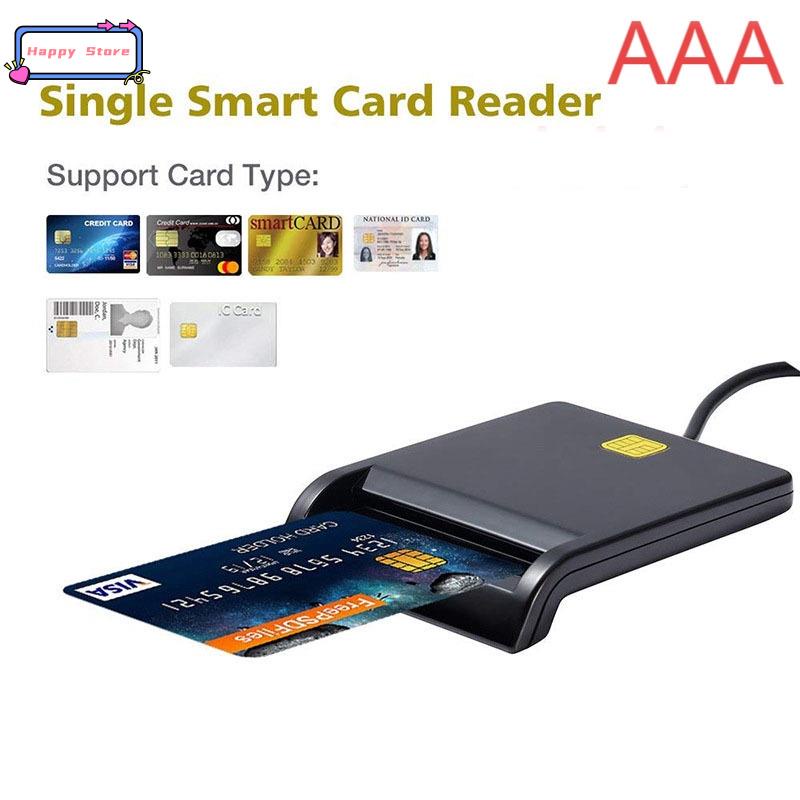 Type C Smart Card Reader Common Access CAC Card Reader for S