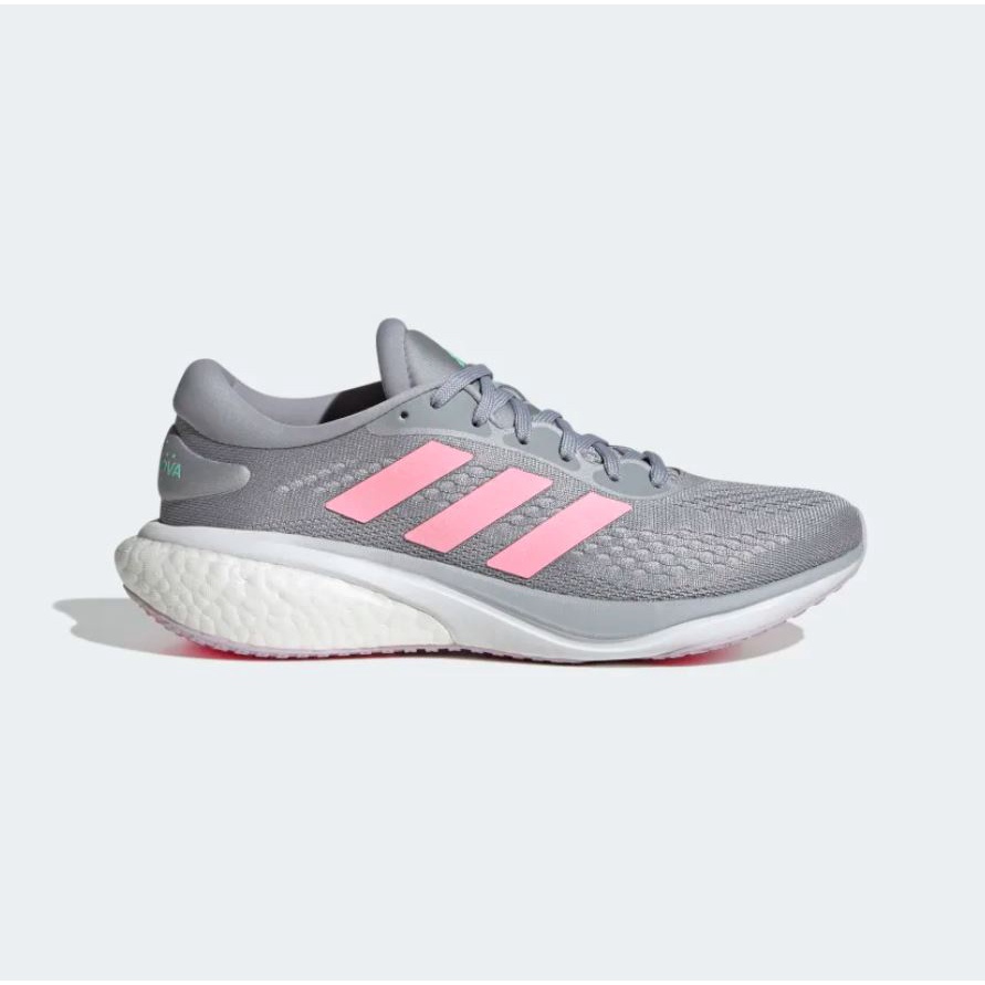 Adidas Supernova 2.0 女款 灰粉色 慢跑運動鞋 HR0104【KAORACER】