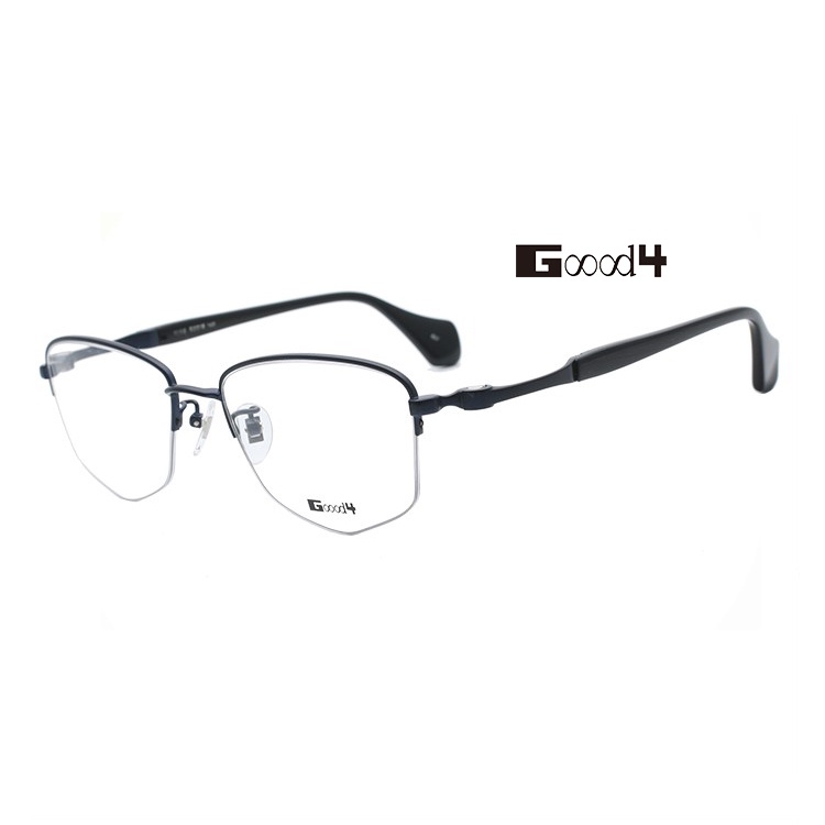 Goood4 1056 日本手工眼镜｜男女半框時尚商務切邊眼鏡框 男女生品牌眼鏡框【幸子眼鏡】