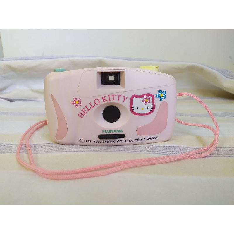富士三麗鷗 Hello Kitty凱蒂貓  私藏絕版 傻瓜相機 底片 玩具相機