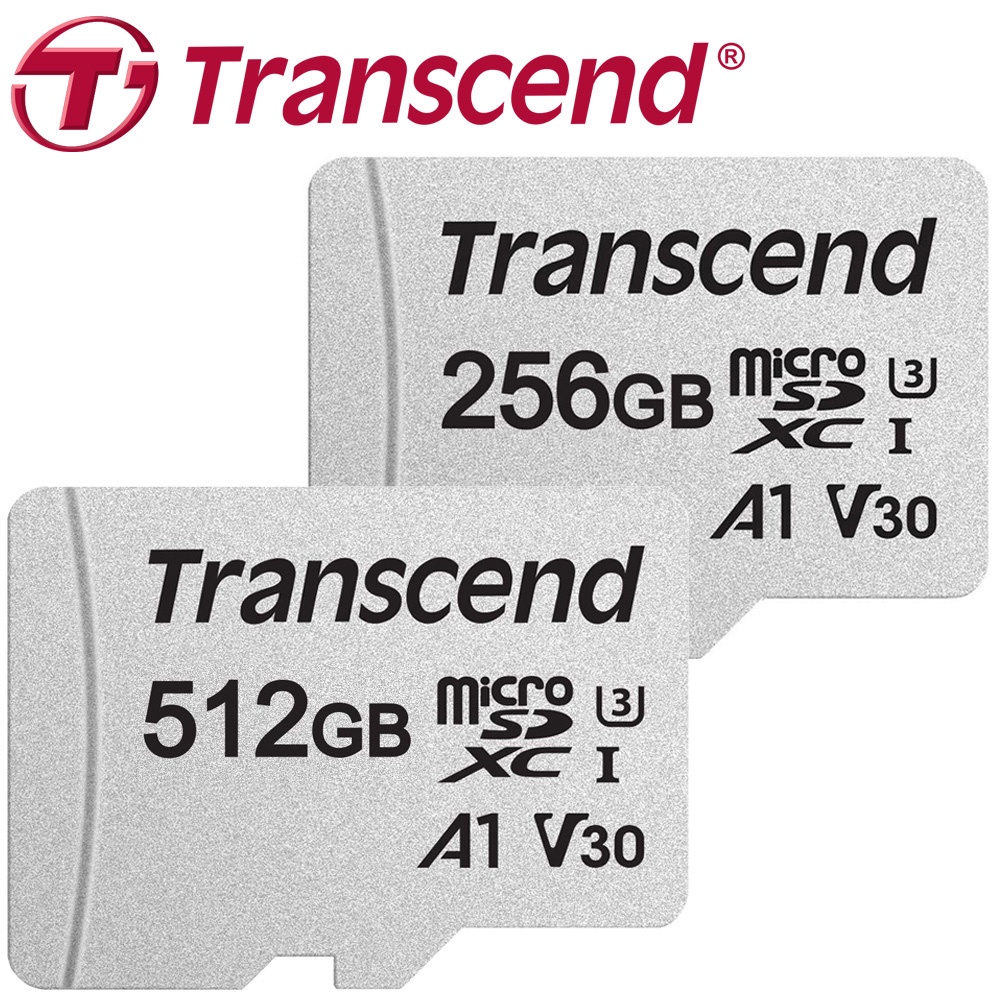 Transcend 創見 512GB 256GB microSDXC TF U3 300S A1 V30記憶卡 512G