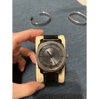 FS5256 FOSSIL指針式皮質皮帶石英錶 腕錶 手錶