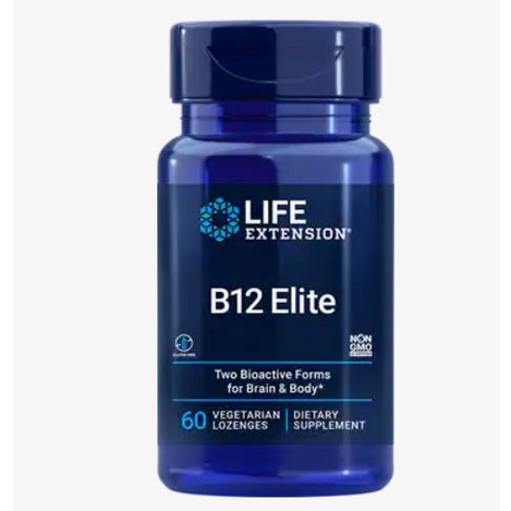 Life Extension  B12 Elite 60 粒素食咀嚼錠 水果風味 代購服務