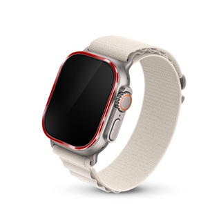 【Apple Watch Ultra 49mm】藍寶石保護貼 + 鈦合金保護框| hoda®