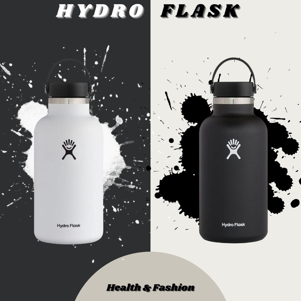 (限量銷售)戶外運動大容量Hydro Flask真空保冷/熱兩用鋼瓶64oz-1900cc寬口 OS -2020新款