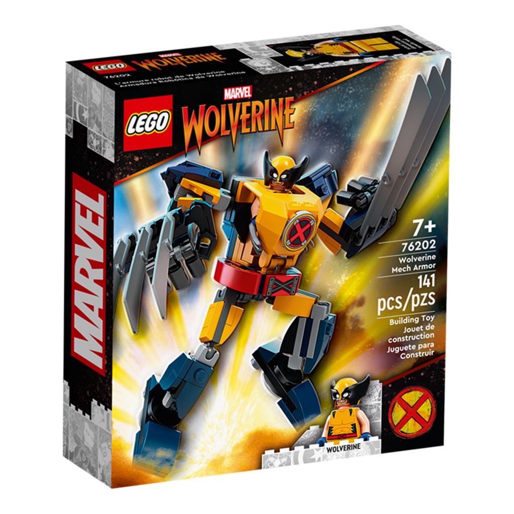 [快樂高手附發票] 公司貨 樂高 LEGO 76202 Wolverine Mech Armor