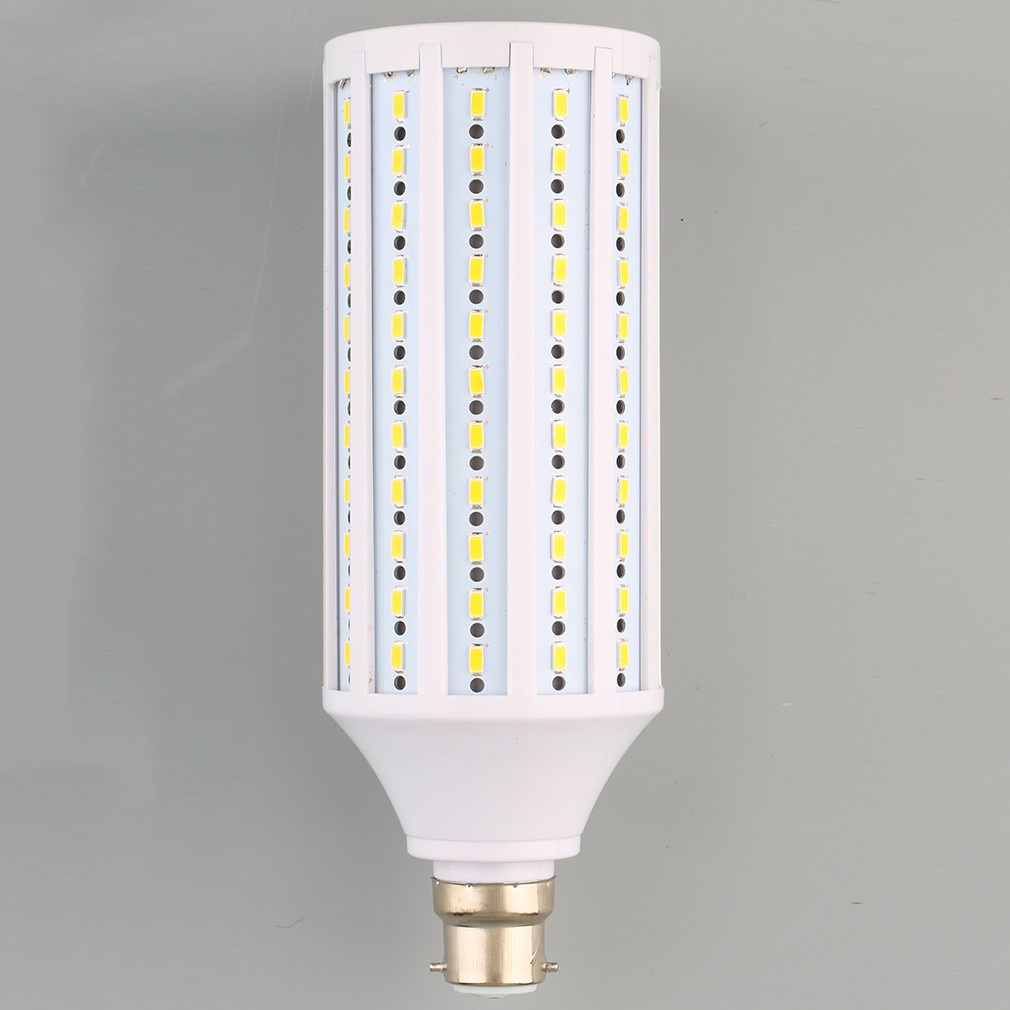 Ac220v LED玉米燈泡電源燈節能冷/暖白B22