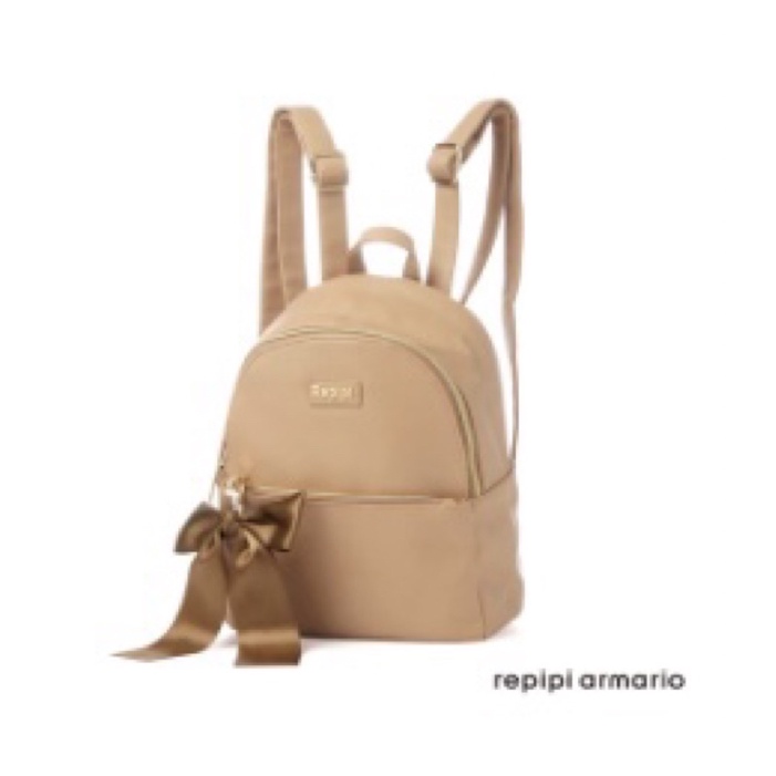 轉賣日本少女品牌repipi armario飾品吊飾緞帶蝴蝶結可拆後背包