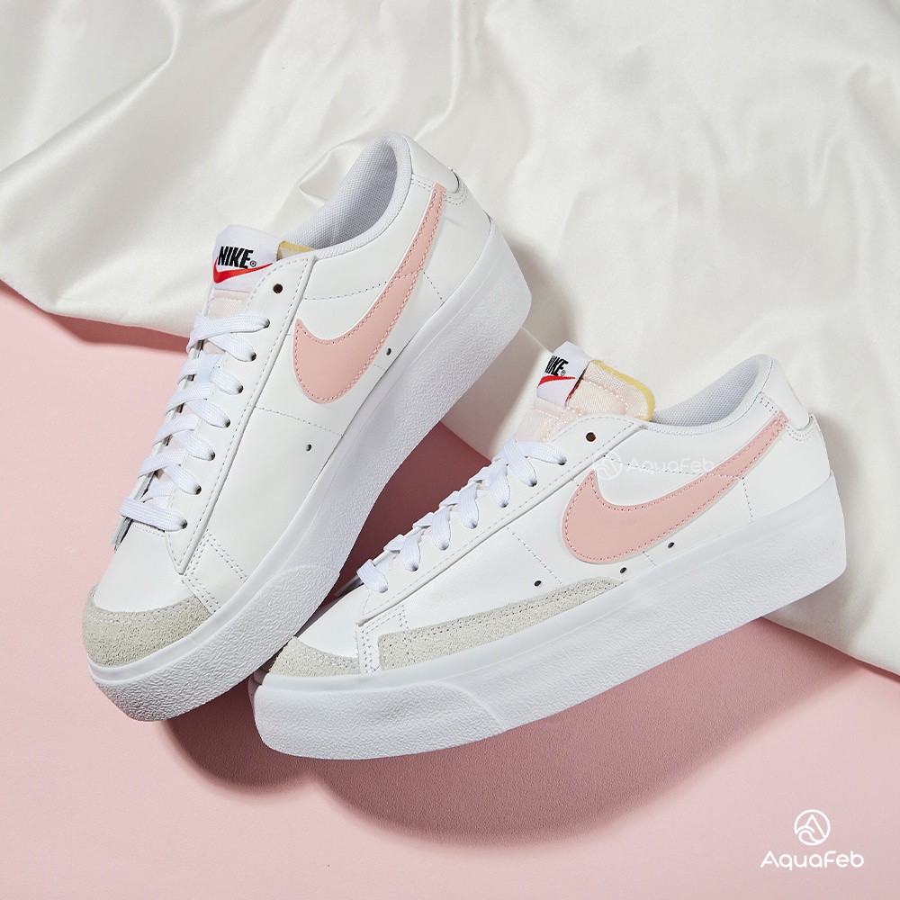 Nike Blazer Low Platform 女 白 經典 厚底 簡約 增高 休閒鞋 DJ0292-103