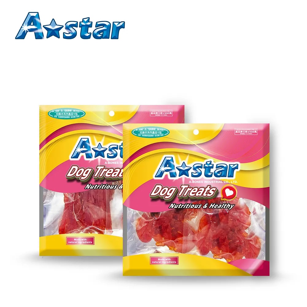 【A Star】犬用肉零食系列 香烤雞肉系列 綜合蔬菜雞肉 營養雞肉條 千層香雞鱈魚派 滷香超軟Q雞胗 天然細條地瓜雞肉