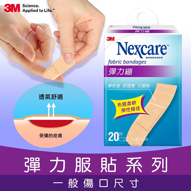 3M Nexcare 彈力繃 5+2片裝 / 12片裝 / 20片裝  OK繃 OK絆