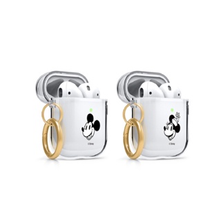 【迪士尼】韓國elago正版授權 迪士尼系列 黑白 米奇 米妮 AirPods 透明保護殼