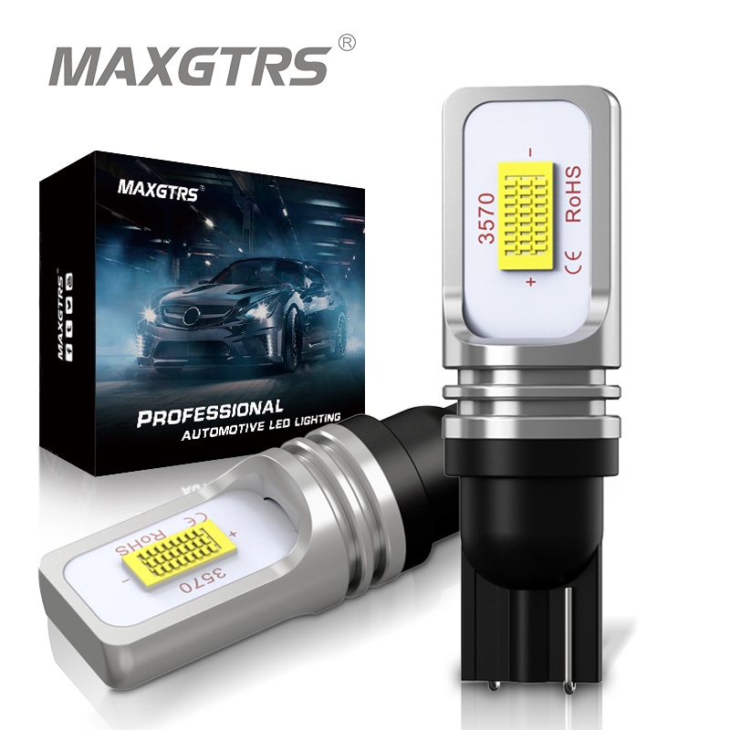 Maxgtrs T10 CANBUS W5W 168 194 3570 芯片 LED 72W 自動指示燈更換燈泡