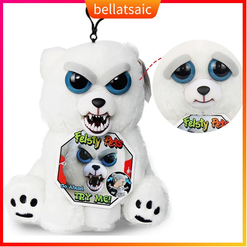 Feisty Pets 10cm Stuffed Plush Toys Change Face Pet Doll