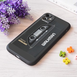 適用於 iPhone 索尼隨身聽印花柔軟啞光蘋果 iPhone 手機殼