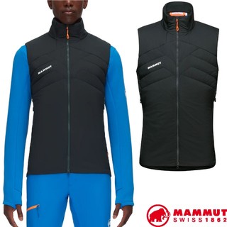 【MAMMUT 長毛象】男 Rime Light IN Flex Vest彈性防風保暖可壓縮背心 黑/幻影黑 02170