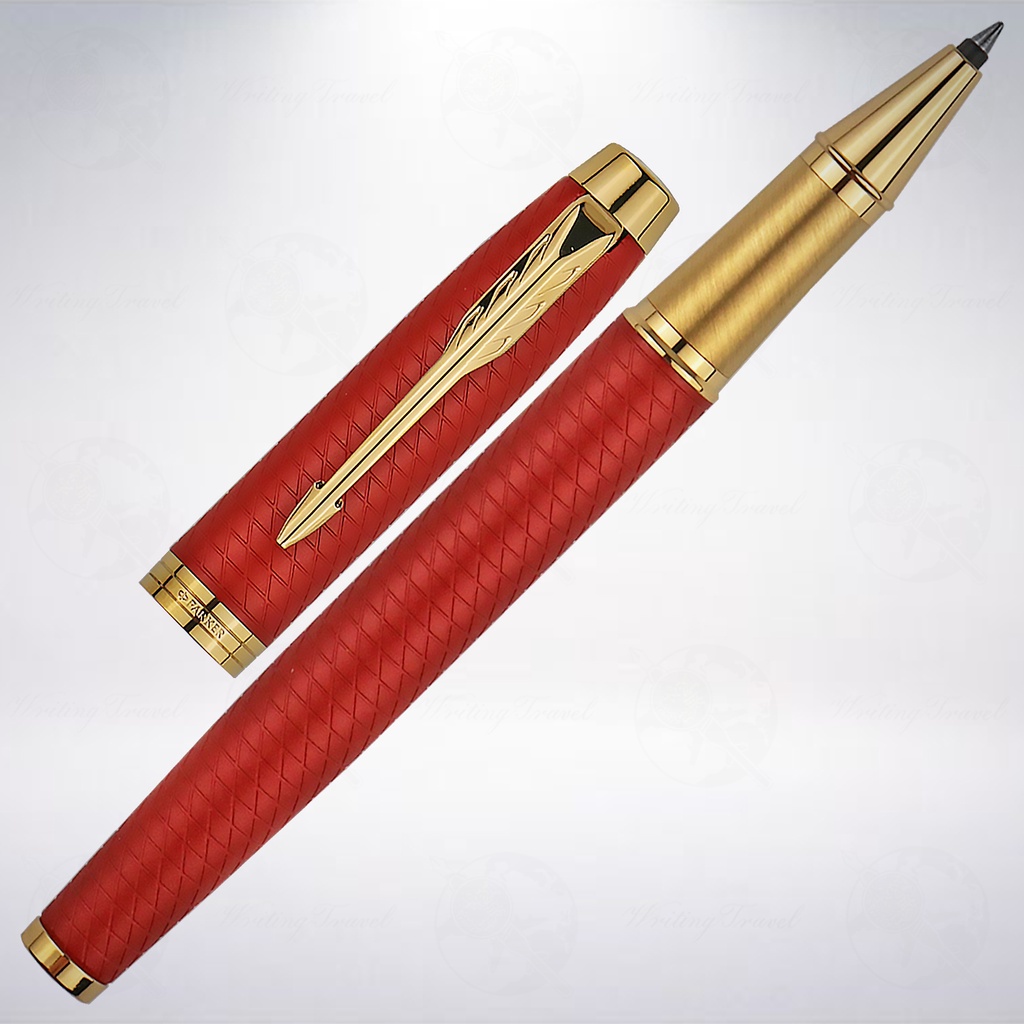 美國 派克 PARKER IM 經典系列豪華版鋼珠筆: 烈焰紅
