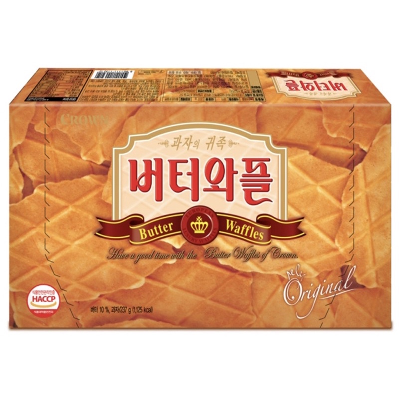 韓國Crown 皇冠 奶油鬆餅餅乾 237g