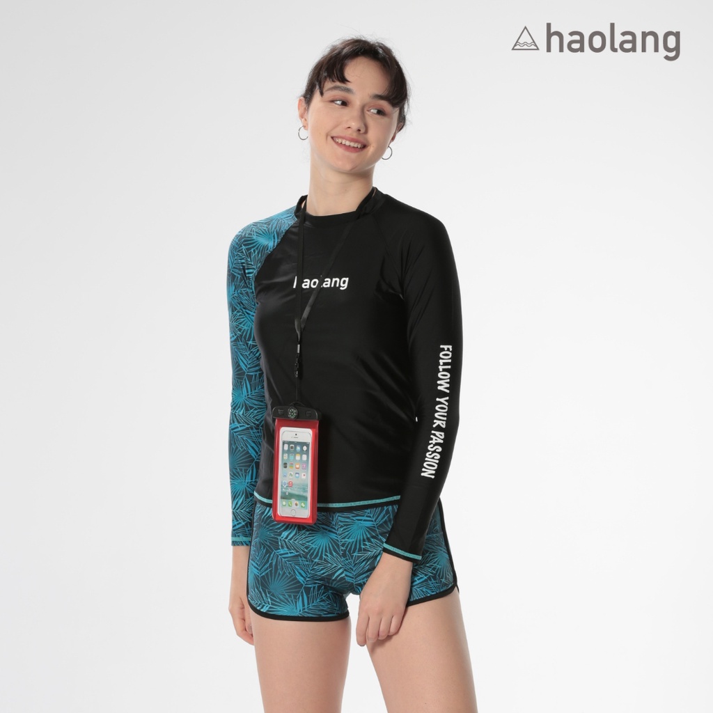 Haolang 神秘海洋長袖泳衣(整套)/水母衣/防曬